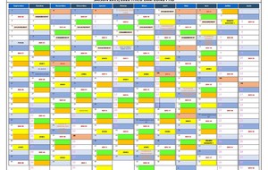 PLANNING COURS SAISON 2019/2020