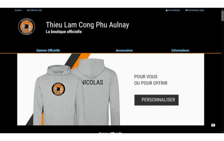 OUVERTURE BOUTIQUE EN LIGNE DU CLUB